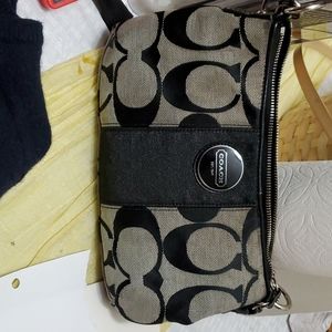 Coach signature handbag